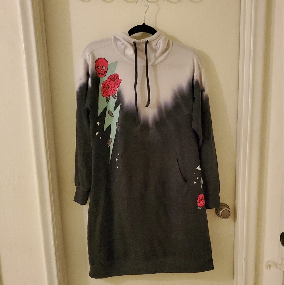 Plus size hoodie dress